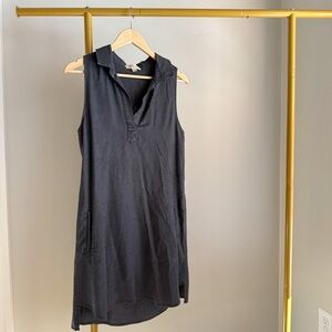 NWOT Anthropologie Grey/ Vintage Black Dress